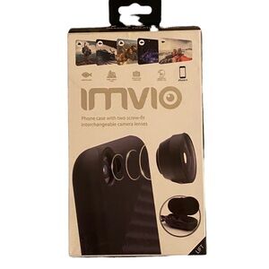 IMVIO Phone Case with 2 Screw-Fit Interchangeable Camera Lenses iPhone 6